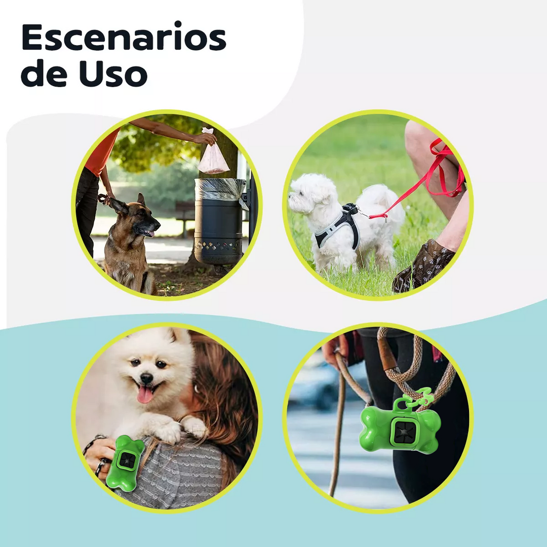 MOMOVIDA 180 Bolsas Sanitarias (4 Rollos)/ Recoger Heces Popo Perro