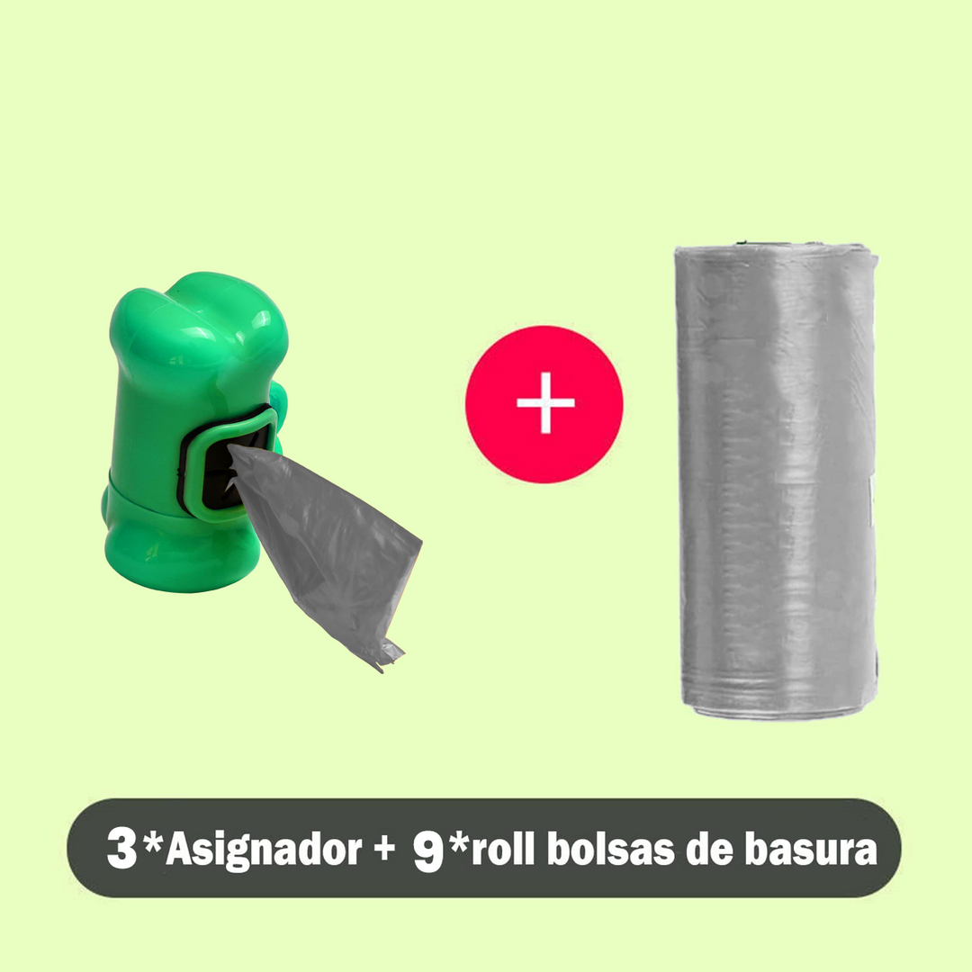 MOMOVIDA 180 Bolsas Sanitarias (4 Rollos)/ Recoger Heces Popo Perro