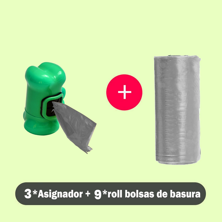 MOMOVIDA 180 Bolsas Sanitarias (4 Rollos)/ Recoger Heces Popo Perro