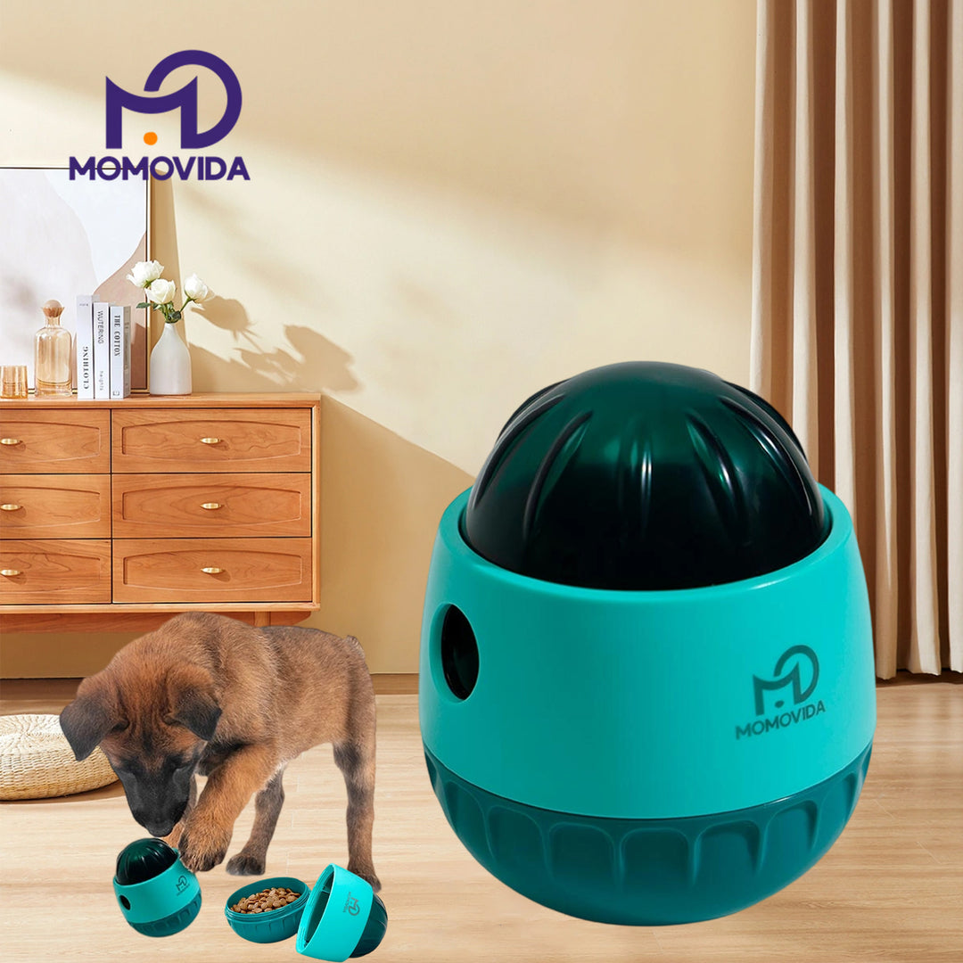 MOMOVIDA Comedero de juguete interactivo para perros