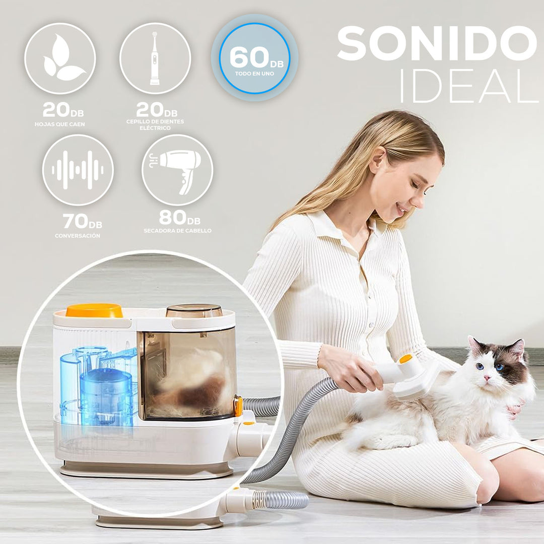 MOMOVIDA Secador de pelo para mascotas cuidado post-baño máquina de aseo para perros y gatos