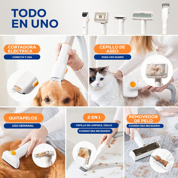 MOMOVIDA Secador de pelo para mascotas cuidado post-baño máquina de aseo para perros y gatos