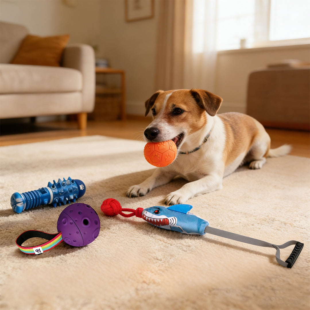 Momovida Juguetes Para Perro Masticar Limpia Dientes 5piezas