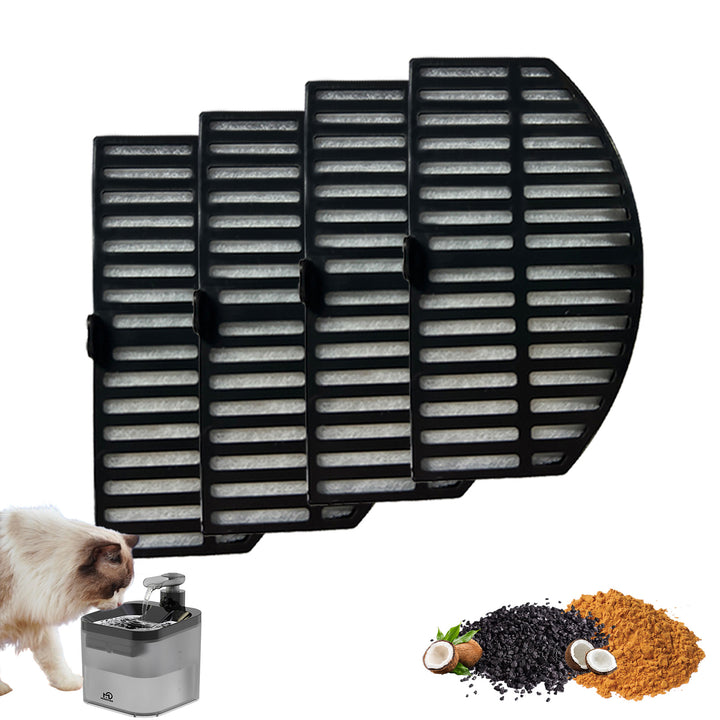 MOMOVIDA  filtros exclusivos para bebederos de gatos, paquete de 4 unidades