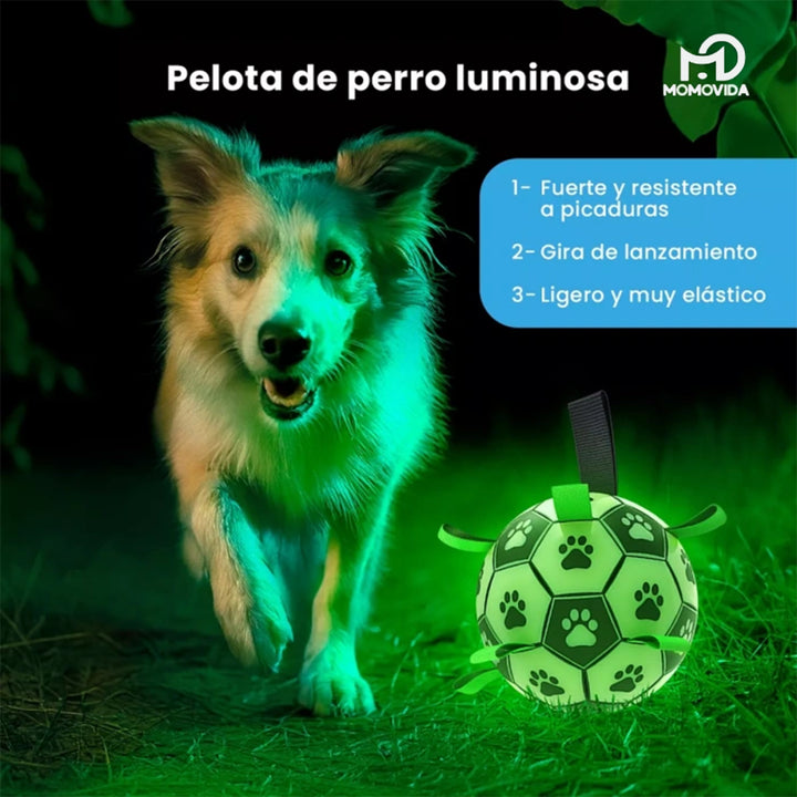 MOMOVIDA Fútbol fluorescente