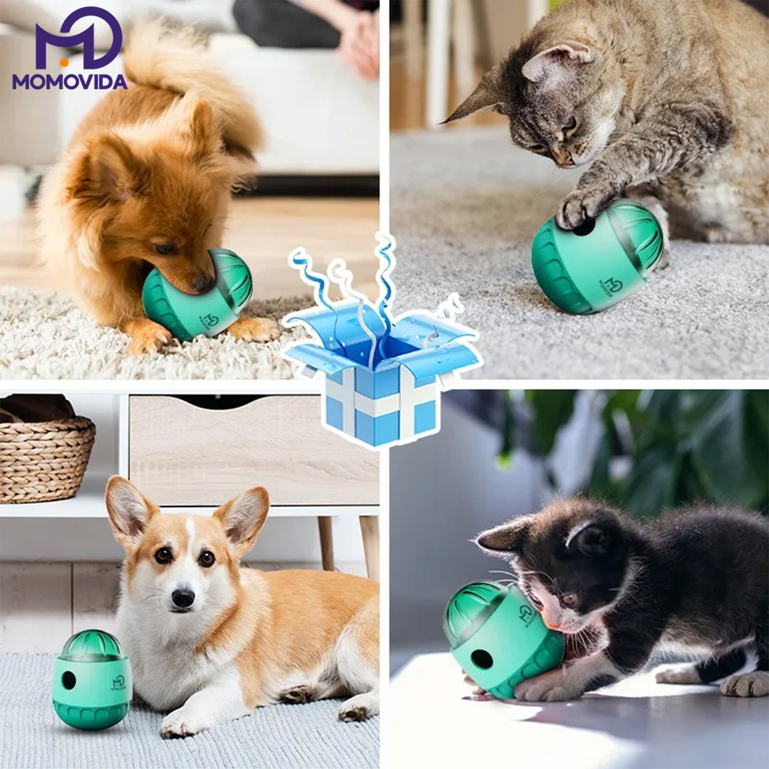 MOMOVIDA Comedero de juguete interactivo para perros