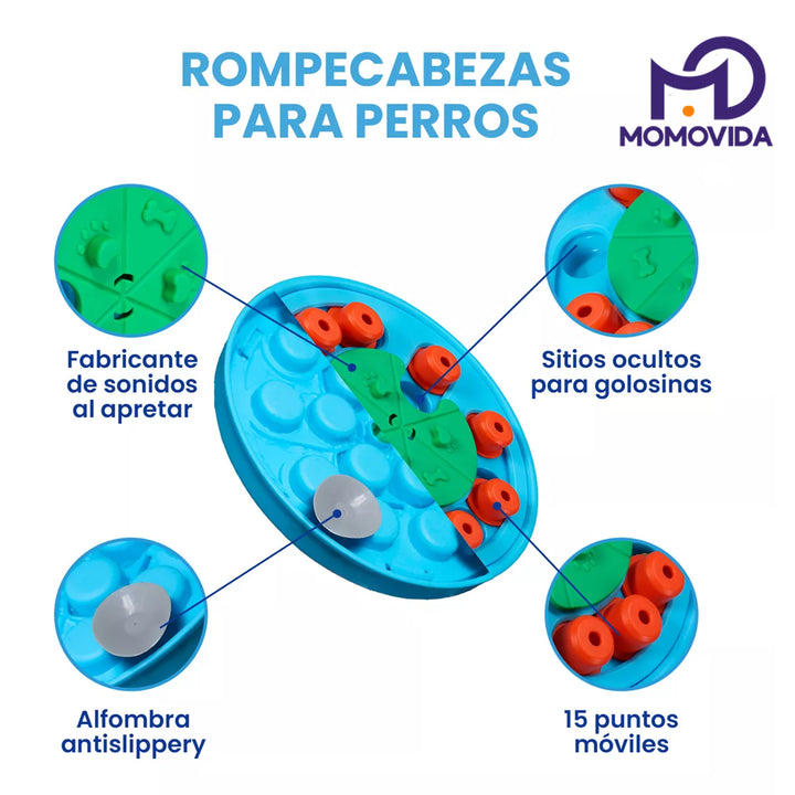 MOMOVIDA Puzzle interactivo Dispensador de comida