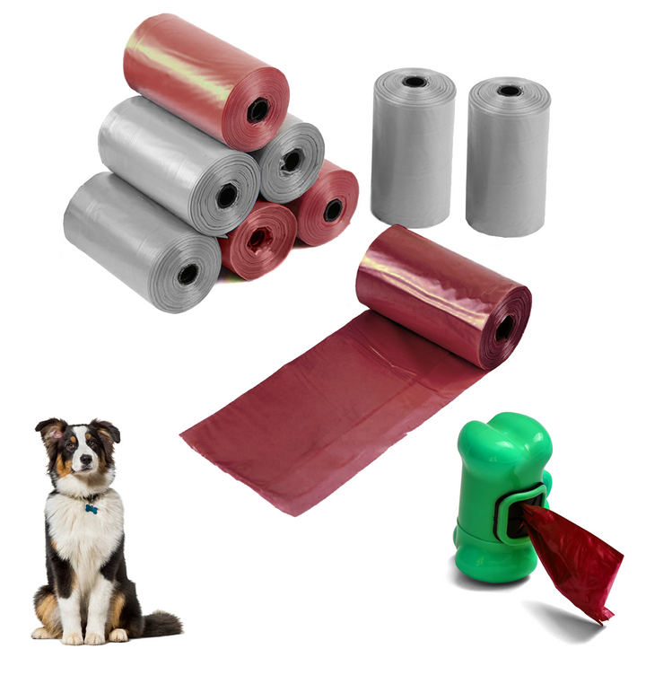 MOMOVIDA 180 Bolsas Sanitarias (4 Rollos)/ Recoger Heces Popo Perro