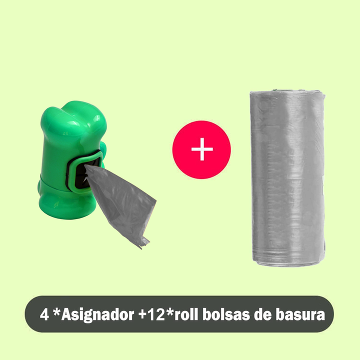 MOMOVIDA 180 Bolsas Sanitarias (12  Rollos)/ Recoger Heces Popo Perro