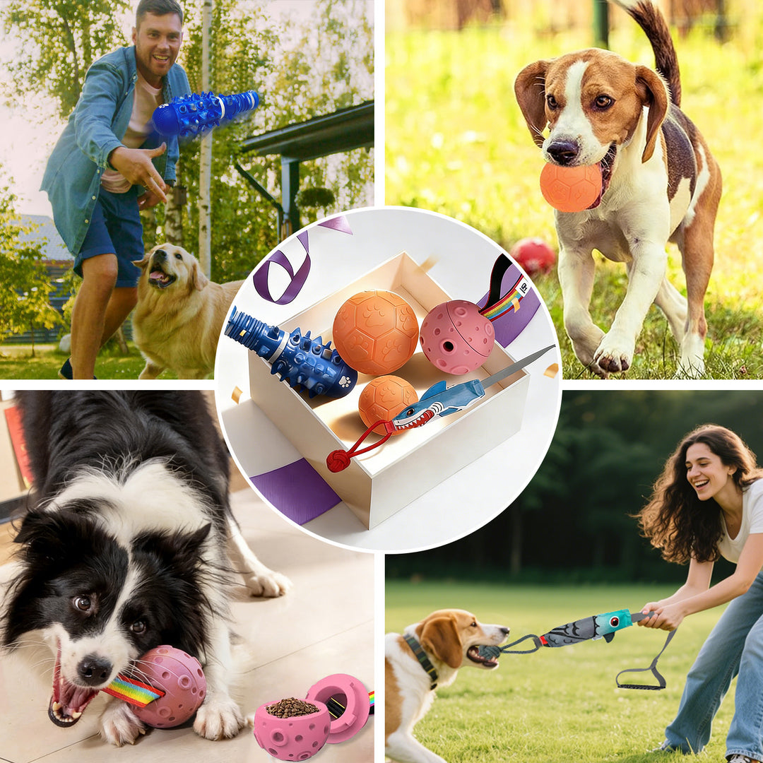 Momovida Juguetes Para Perro Masticar Limpia Dientes 5piezas