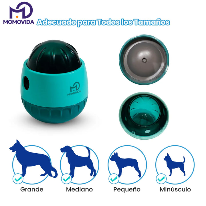 MOMOVIDA Comedero de juguete interactivo para perros