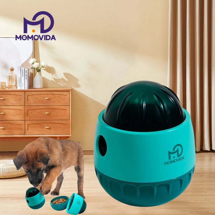 MOMOVIDA Comedero de juguete interactivo para perros